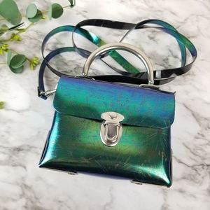 Vintage Y2K Metallic Plastic Mini Bag